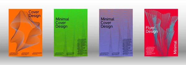 Minimal Vector covers design. — Stock Vector