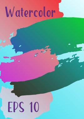 Vektör suluboya arkaplan.