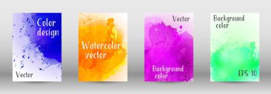 Sulu boya sprey resmini kapaklı tasarım.