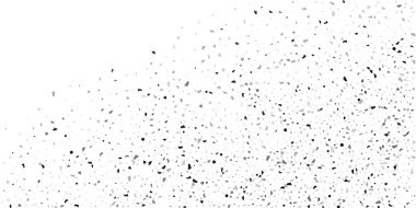 Beyaz arka planda gümüş simli konfeti.