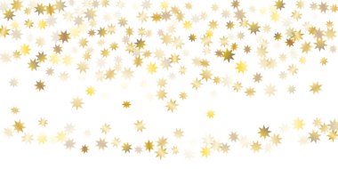 Altın konfeti arka planı.