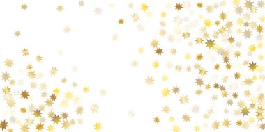 Altın konfeti arka planı.