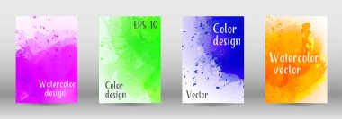 Sulu boya sprey resmini kapaklı tasarım.