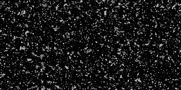 Une paillettes de particules d'argent sur un noir — Image vectorielle