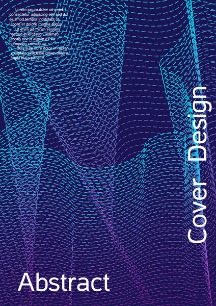 Cover design with abstract lines.