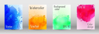 Sulu boya sprey resmini kapaklı tasarım.