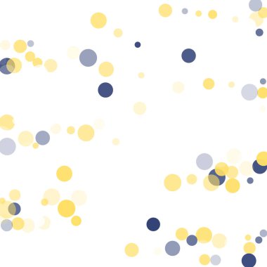 Altın, mavi konfeti şeffaf noktalar.