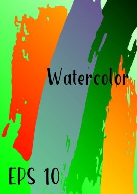 Vektör suluboya arkaplan.