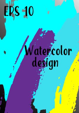 Vektör suluboya arkaplan.