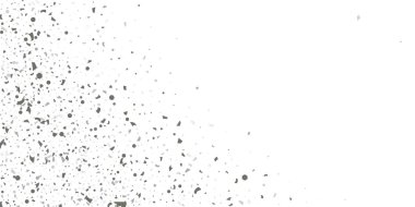 Beyaz arka planda gümüş simli konfeti.