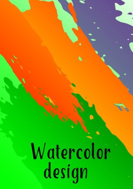 Vektör suluboya arkaplan.