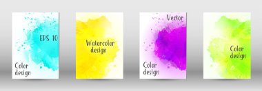 Sulu boya sprey resmini kapaklı tasarım.