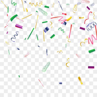 Renkli konfeti parlak ışıltı. 