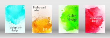 Sulu boya sprey resmini kapaklı tasarım.