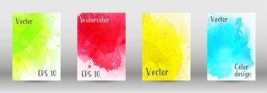 Sulu boya sprey resmini kapaklı tasarım.