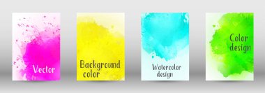 Sulu boya sprey resmini kapaklı tasarım.