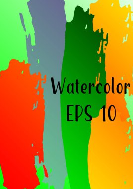 Vektör suluboya arkaplan.