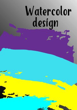 Vektör suluboya arkaplan.