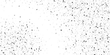 Beyaz arka planda gümüş simli konfeti.