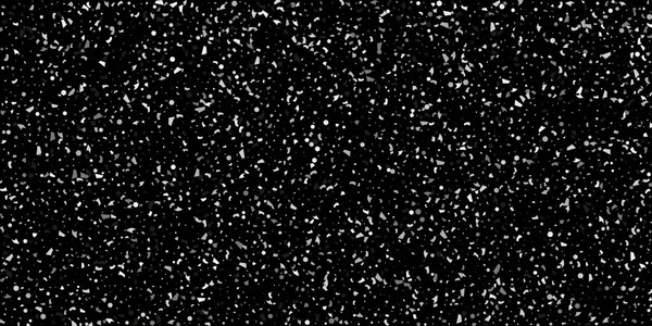 Třpytky stříbrné částice na černém — Stockový vektor