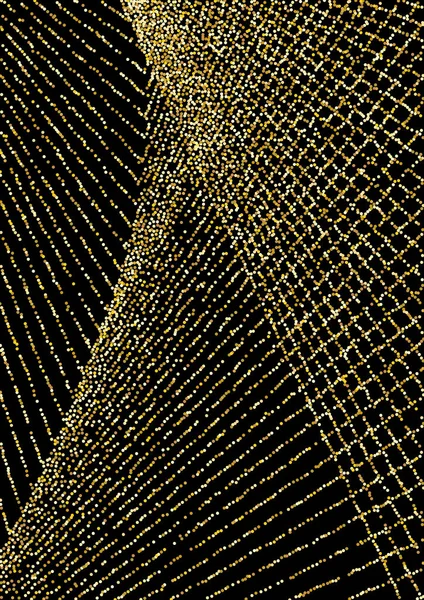 Luxus háttér, fényes arany konfetti. — Stock Vector