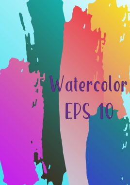 Vektör suluboya arkaplan.