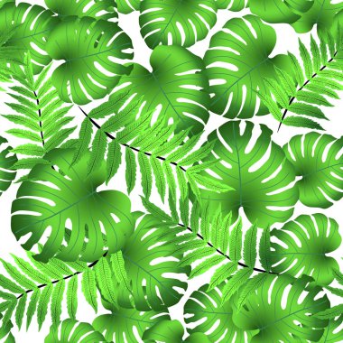 Vektörsüz tropikal desen