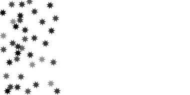 Beyaz bir arka plan üzerinde sabit yıldız.