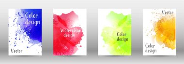 Sulu boya sprey resmini kapaklı tasarım.