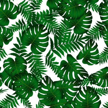 Vektörsüz tropikal desen