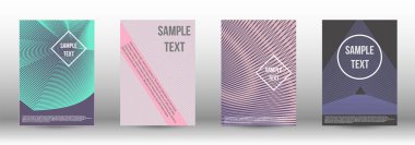 Modern bir kapak tasarımı şablonu.