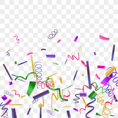 Renkli konfeti parlak ışıltı.