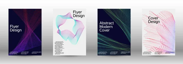 A set of modern abstract covers. — Stock Vector