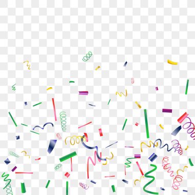 Renkli konfeti parlak ışıltı. 