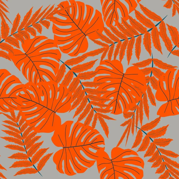 Modèle tropical sans couture vectoriel — Image vectorielle