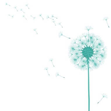 Bir karahindiba tasarımı için arka plan.