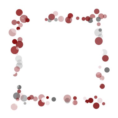 Soyut konfeti şeffaf noktalar.