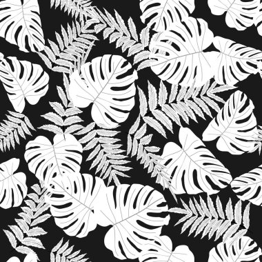 Vektörsüz tropikal desen