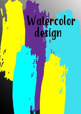 Vektör suluboya arkaplan.