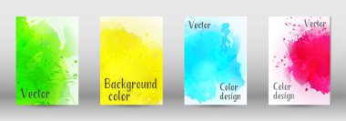 Sulu boya sprey resmini kapaklı tasarım.