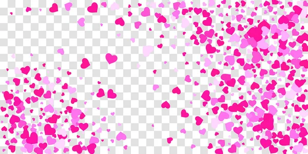 Heart of confetti falls on the background. — Stock Vector