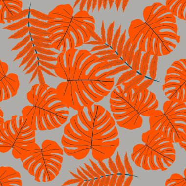 Vektörsüz tropikal desen