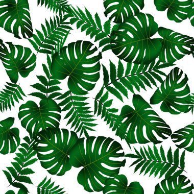 Vektörsüz tropikal desen