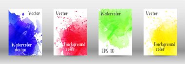 Sulu boya sprey resmini kapaklı tasarım.