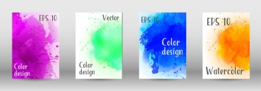 Sulu boya sprey resmini kapaklı tasarım.