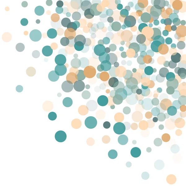 Beyaz arka plan konfeti şeffaf noktalar soyut.