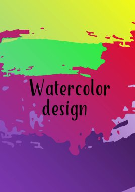 Vektör suluboya arkaplan.