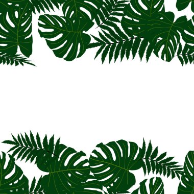 Vektörsüz tropikal desen