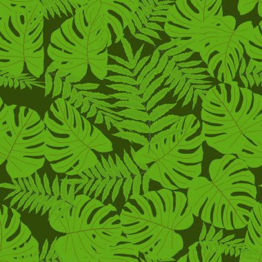 Vektörsüz tropikal desen