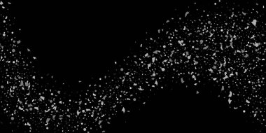 Bir siyah gümüş parçacıkları glitter